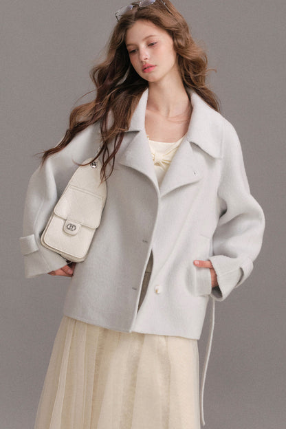 Oversized Double-Faced Wool Coat
