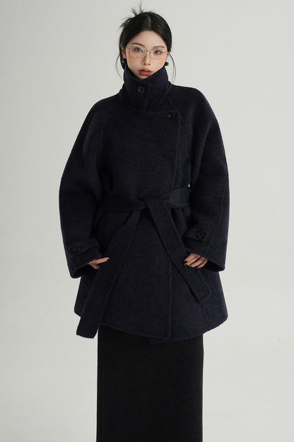 Mid-Length Double-Sided Wool Coat