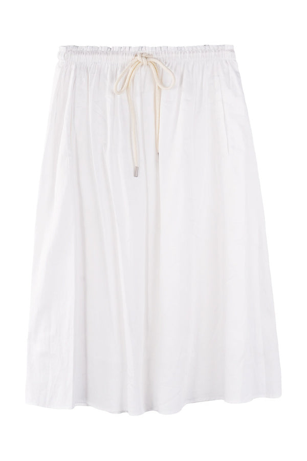 Pleated Shirt and Skirt Set