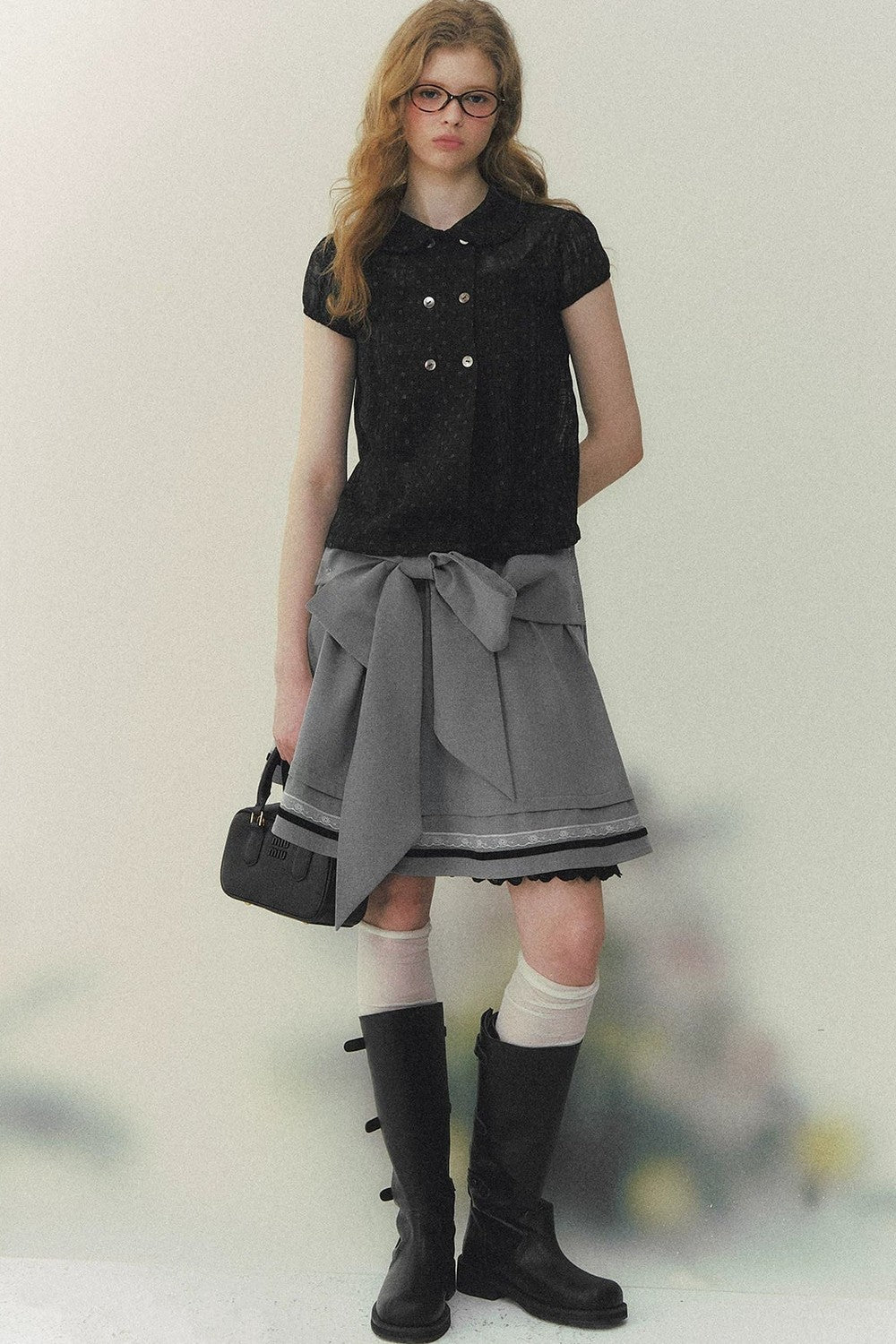 Ivory Doll Collar Blouse