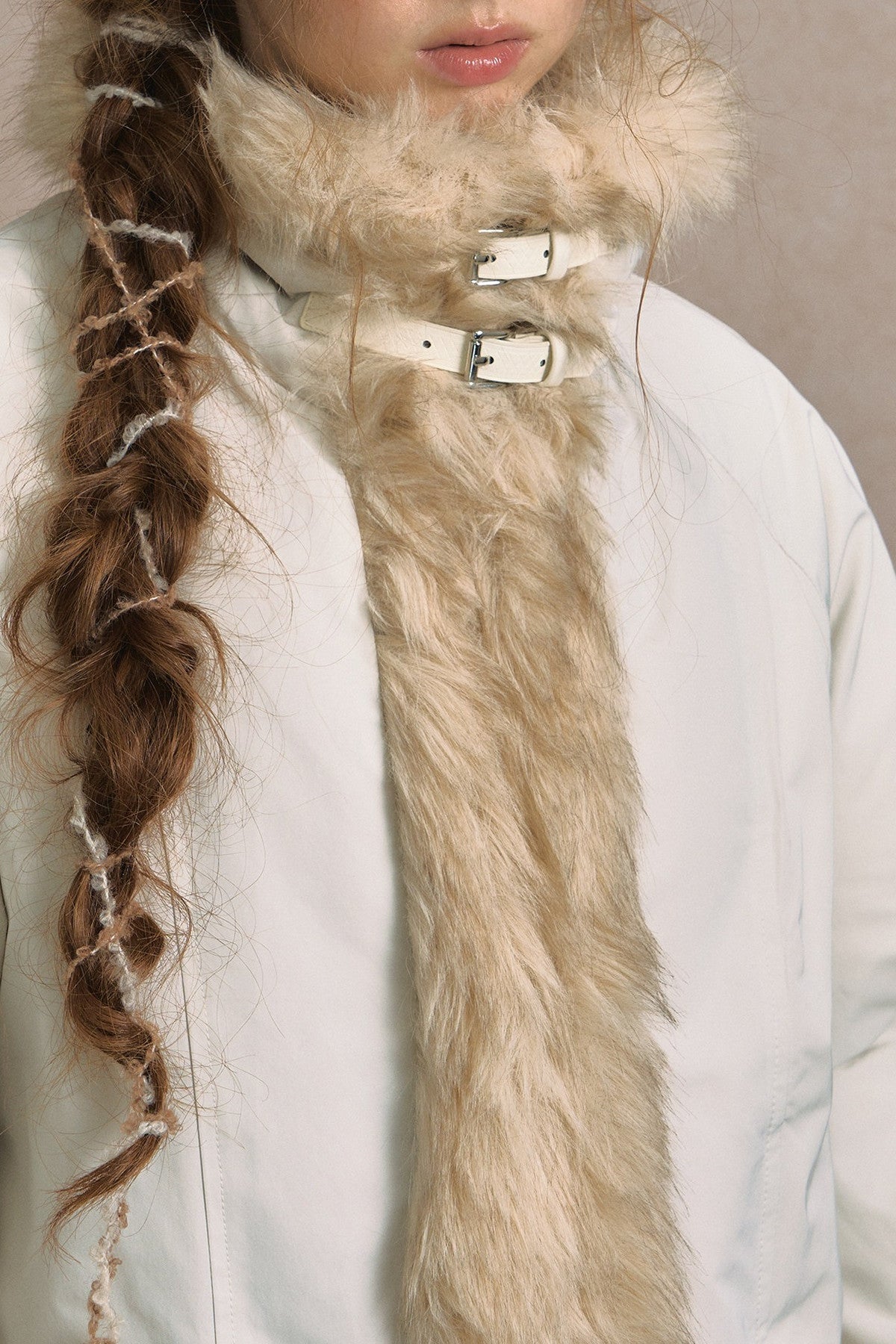 Short Fur Collar Down Jacket