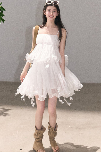 Mint Lace Spaghetti Strap Dress