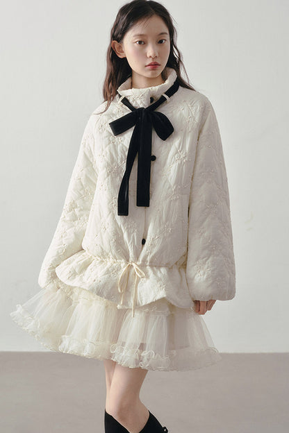 Multi-Layered Tulle Ruffle Skirt