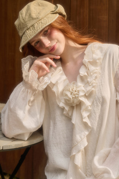 Tencel Cotton Lace Trim Set