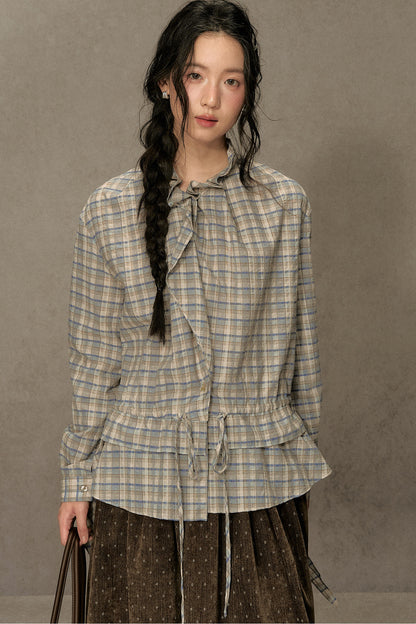 Plaid Long-Sleeve Shirt