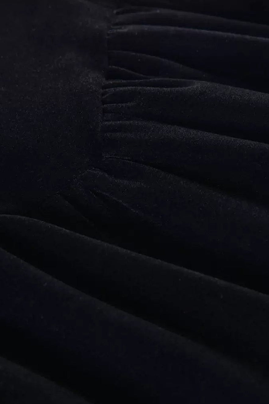 Black Velvet Ballet Dress