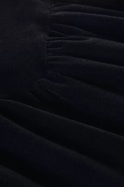 Black Velvet Ballet Dress