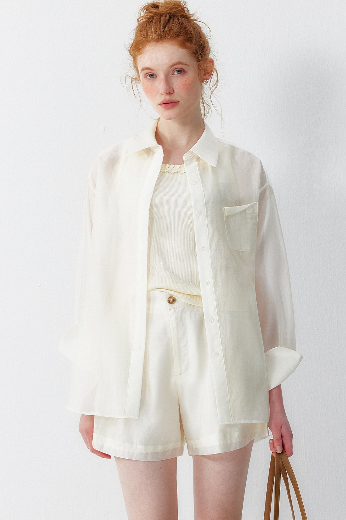 Bamboo Linen Round Neck Inner Top