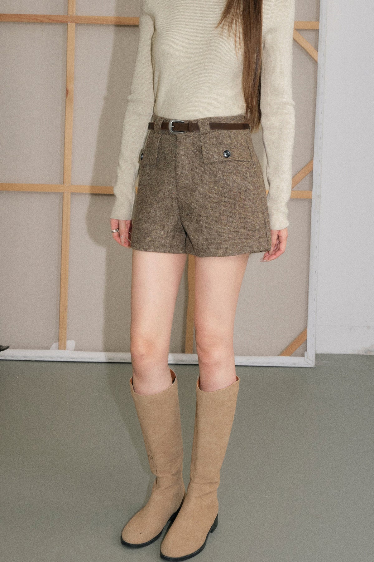 Woolen Shorts and Pants Set-Up