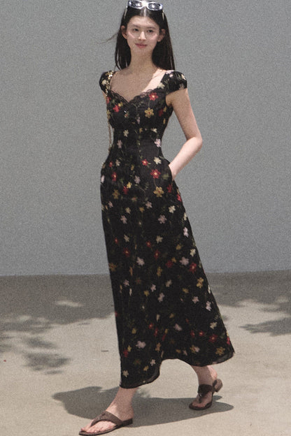 Lyocell Floral Slip Dress
