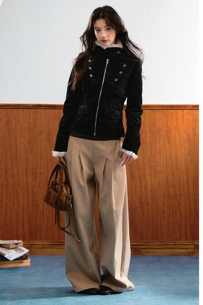 Suede Short Jacket