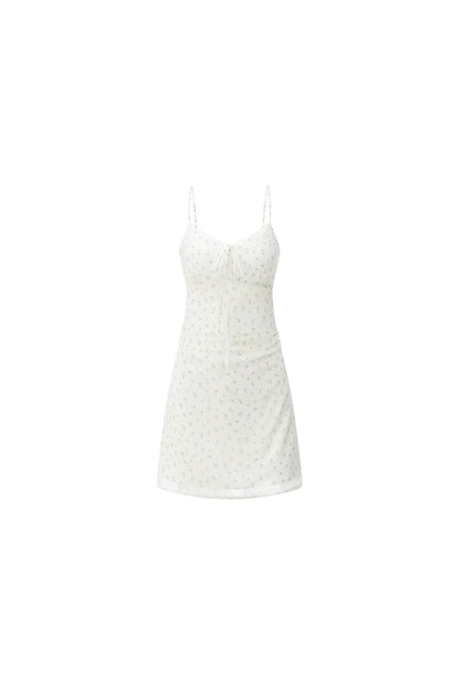 Floral Lace Camisole Dress & Cardigan Set-Up