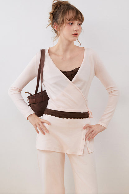 3D Bow Lace Trim Camisole