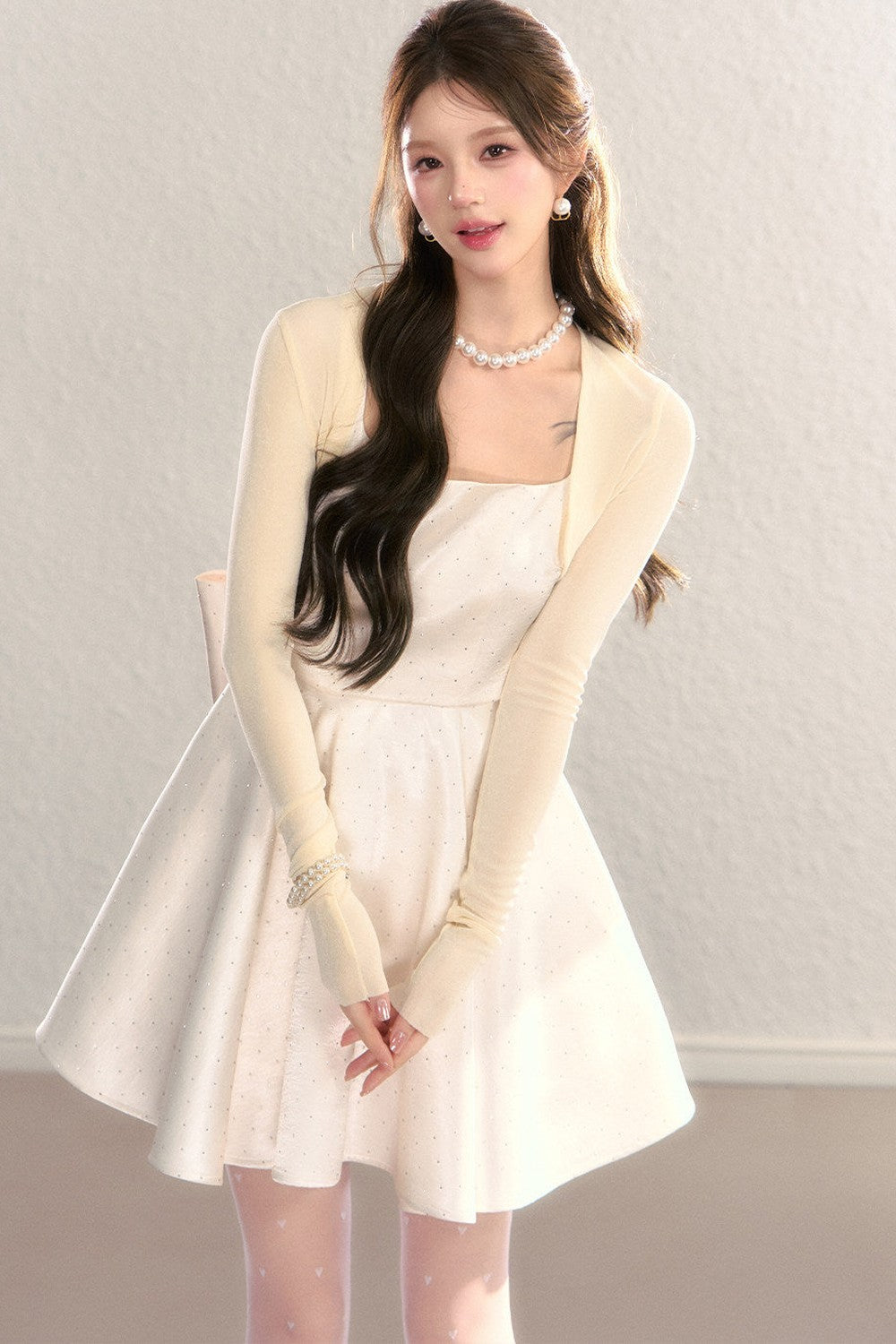 Glitter Princess A-Line Slip Dress
