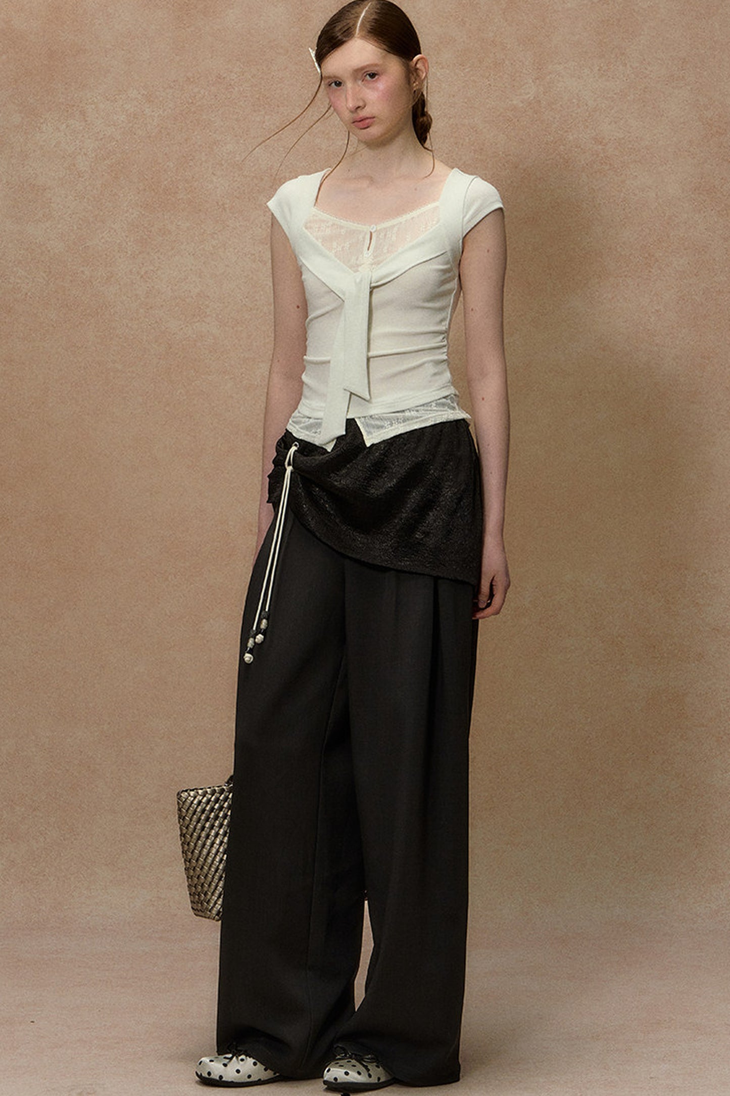 Twilight Palm Wide-Leg Pants