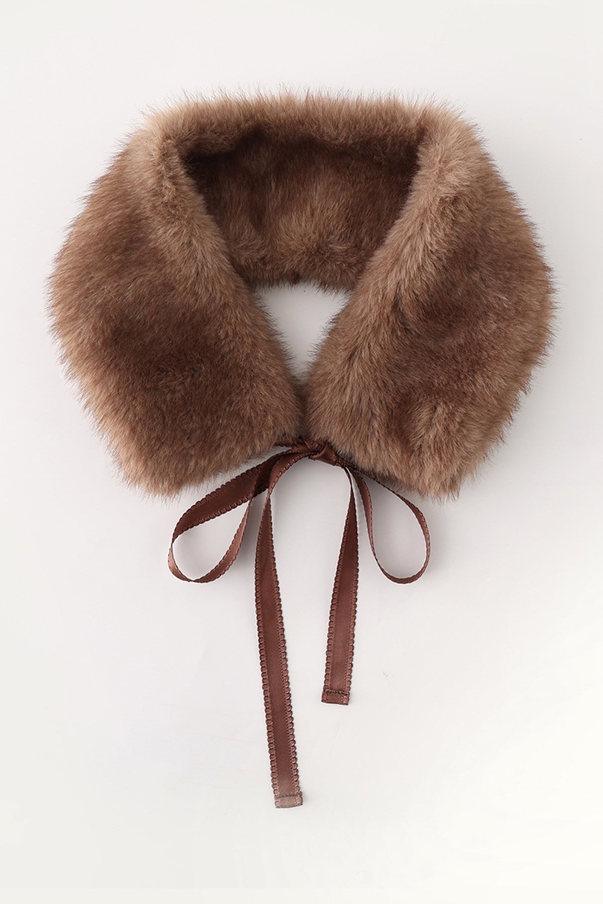 Retro Bow Fur Collar Cardigan
