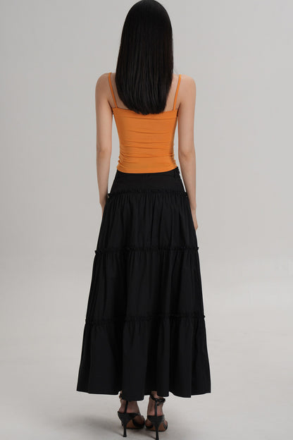 Elegant Pleated Camisole Top
