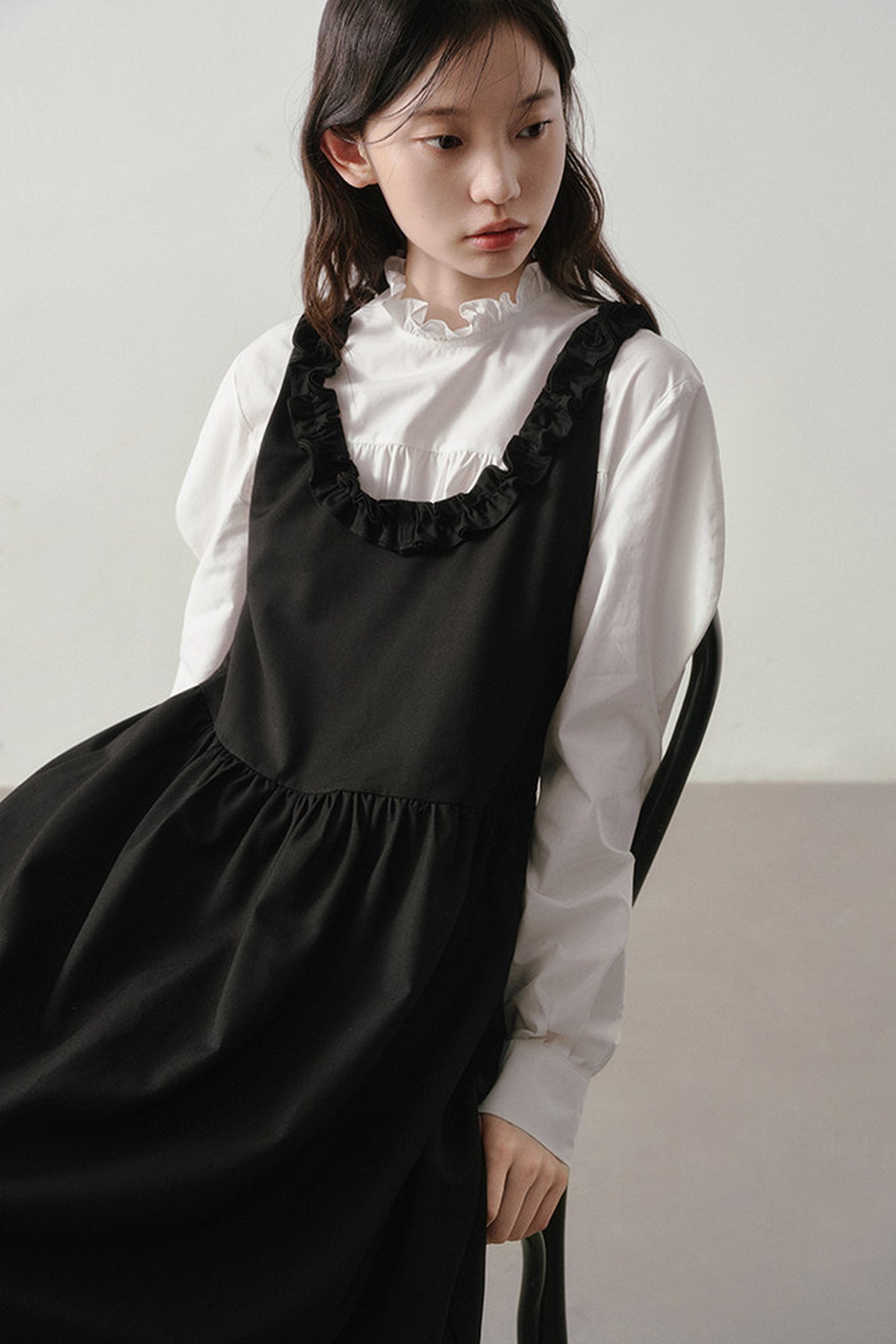 Shadow Ruffled Dress