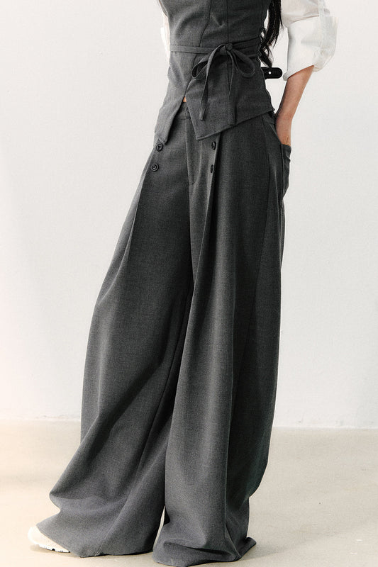 Style Drape Wide Leg Pants