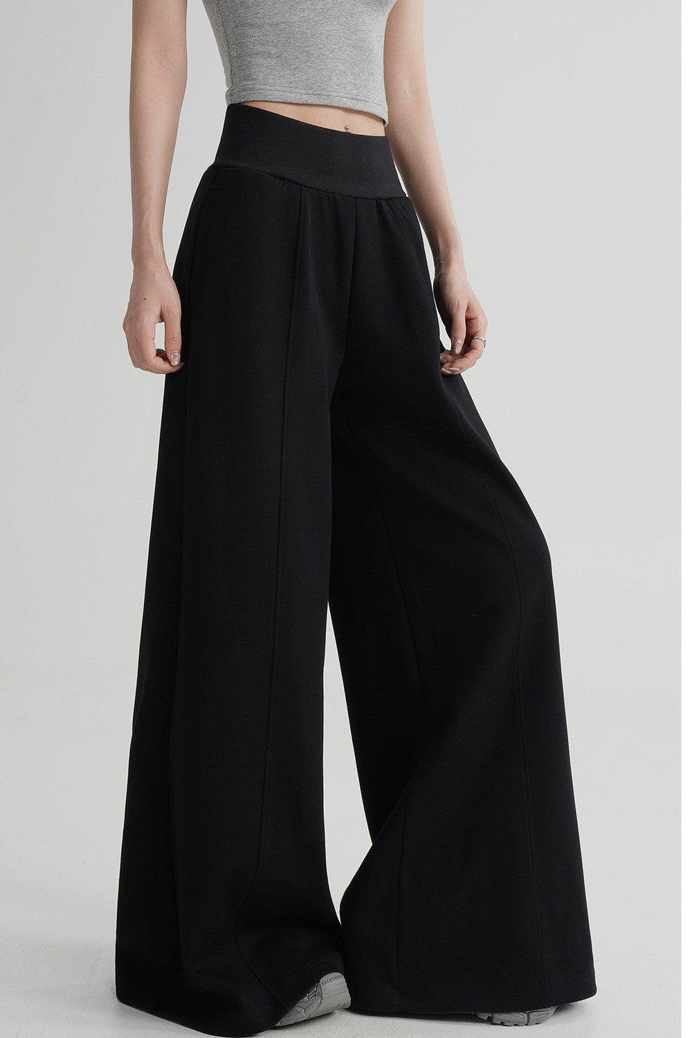 High-Waisted Flared Versatile Pants