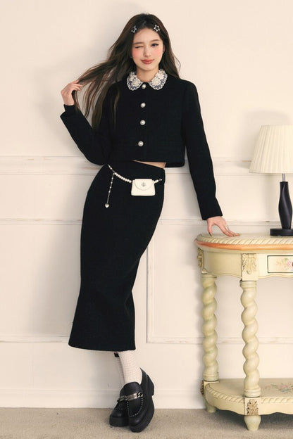 Stylisches Jacken- und Rock-Set