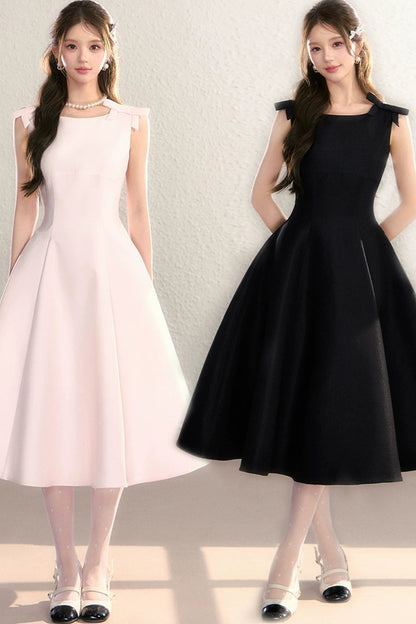 Vestido francés efecto adelgazante