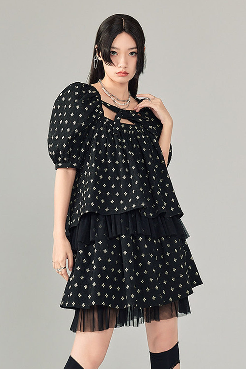 Floral Top and Skirt Set-Up