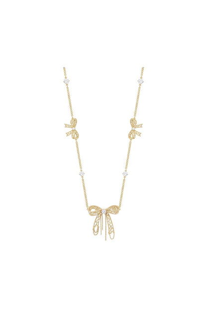 Lace Bow Clavicle Necklace