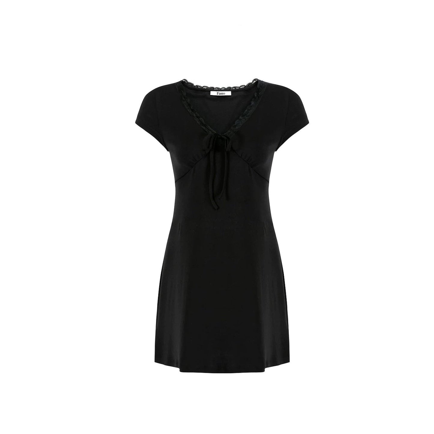 Black Lace A-Line Skirt