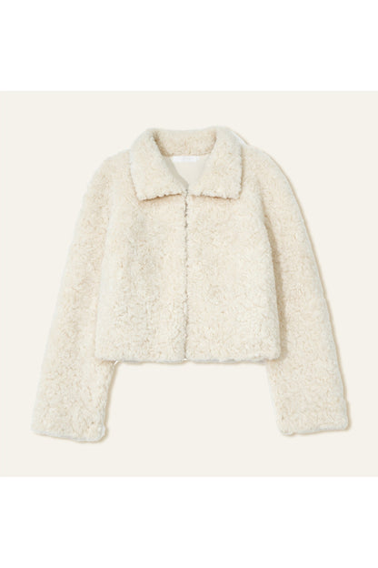 Retro Lamb Wool Plush Jacket