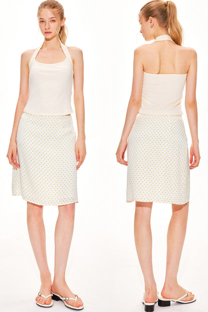 Solid Halter Neck Top