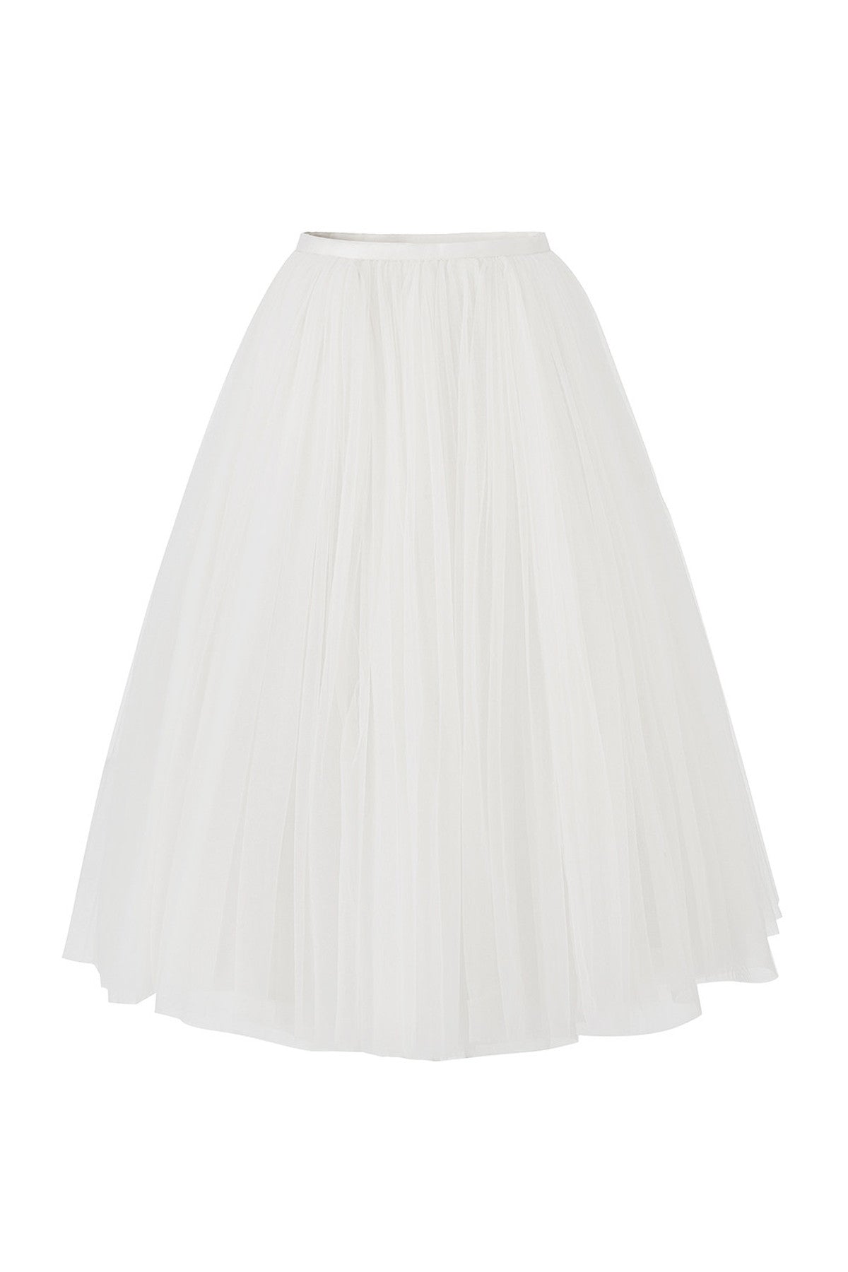 White Mesh Tutu Skirt
