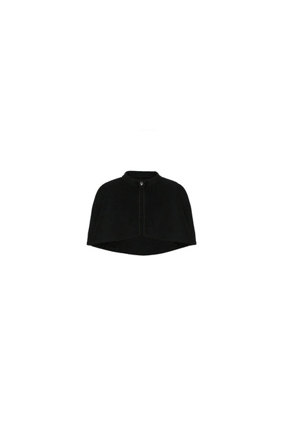 Rich Girl Style Cape Wool Coat Set-Up