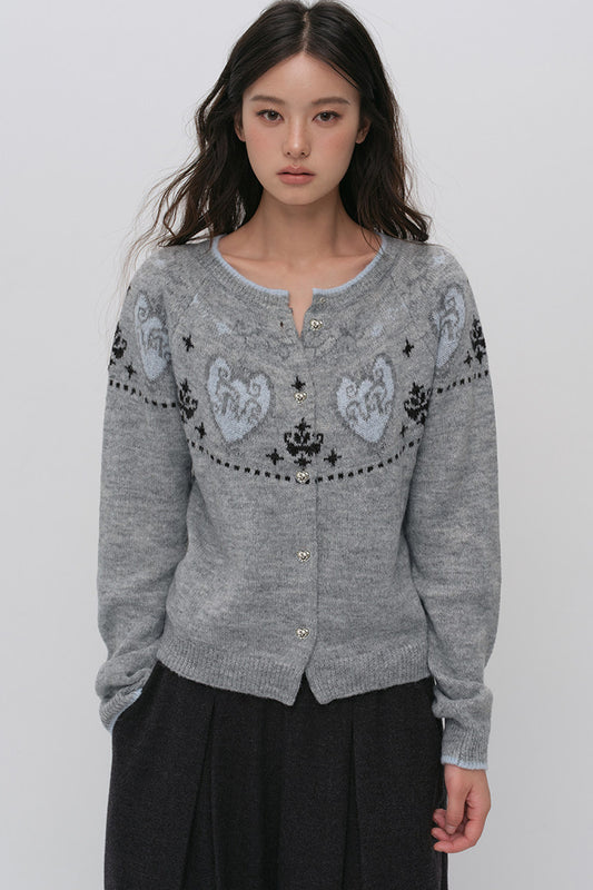 Fair Isle Jacquard Cardigan