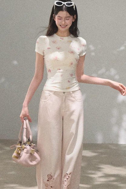 Printed Modal Cotton Summer Top