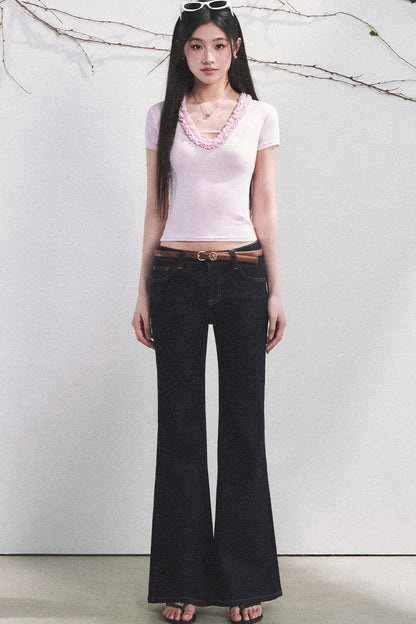 Blusa de lyocell con volantes Nube