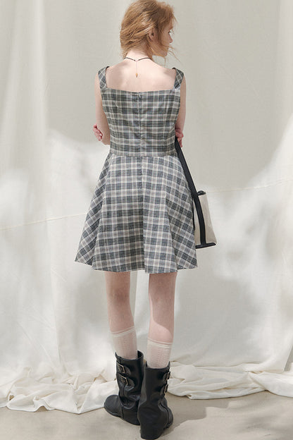 Summer Melody Plaid Dress
