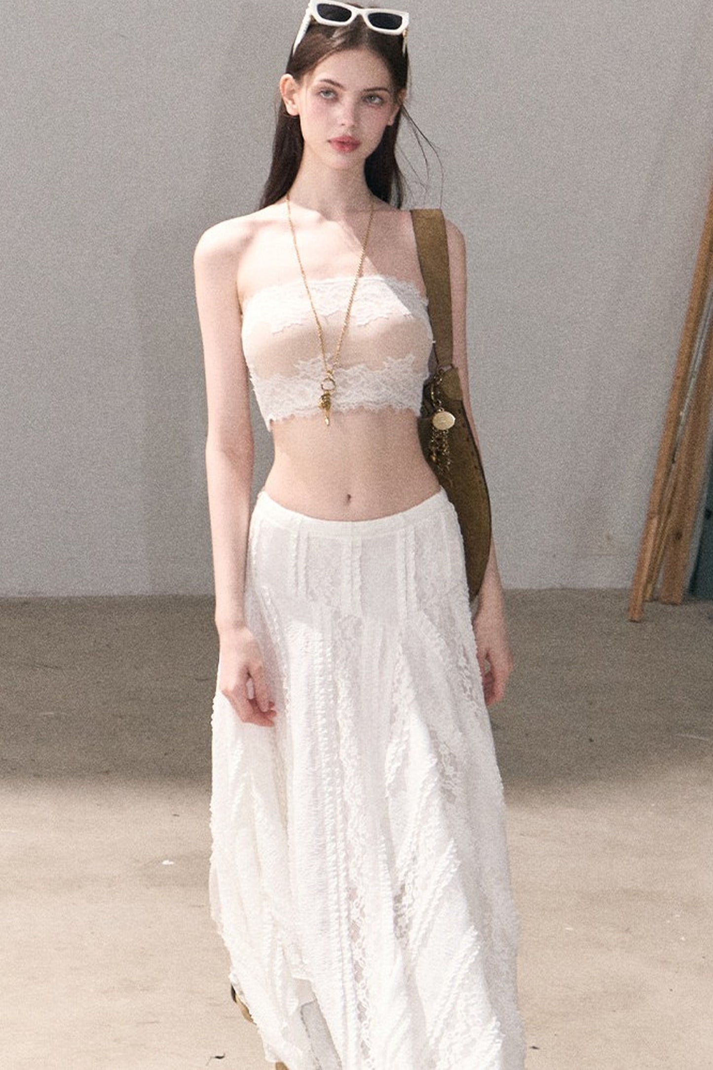 Uncut Time Draped Skirt