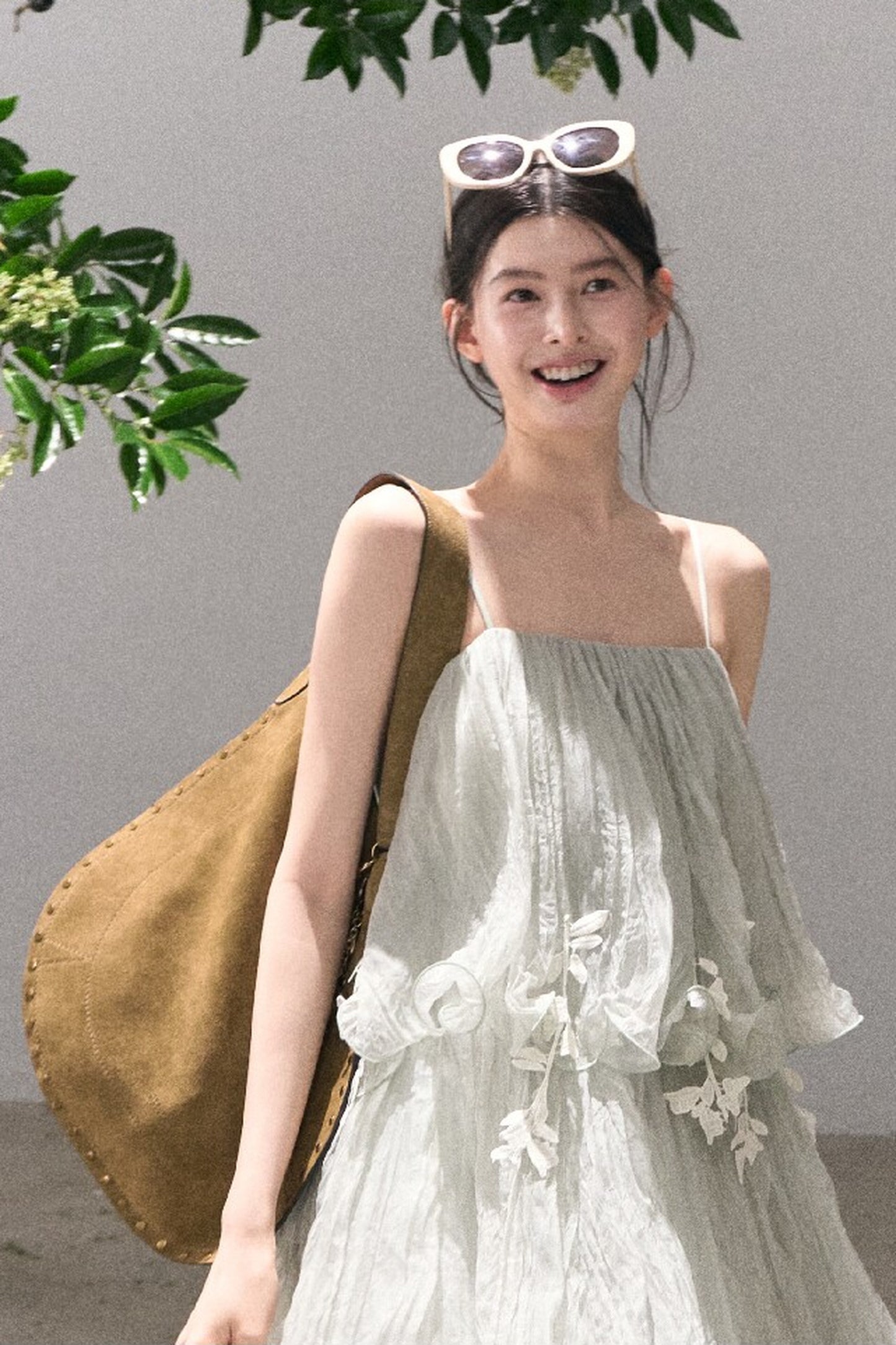 Mint Lace Spaghetti Strap Dress