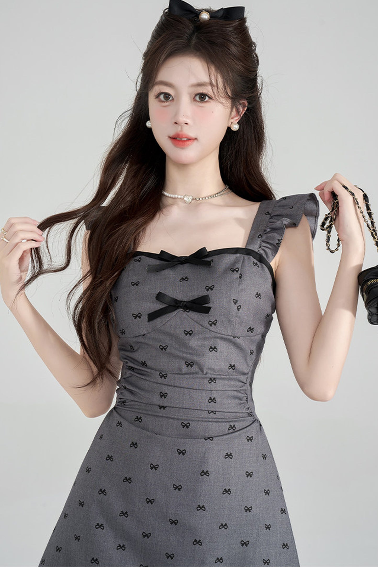 Flutter-Sleeve A-Line Dress