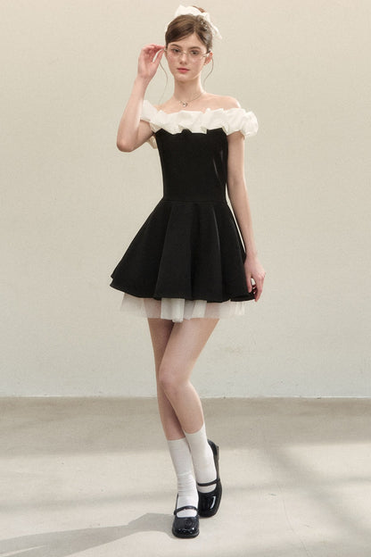 Elegant Off-Shoulder Ballet Dress