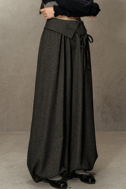 Vintage Lantern Loose Pants