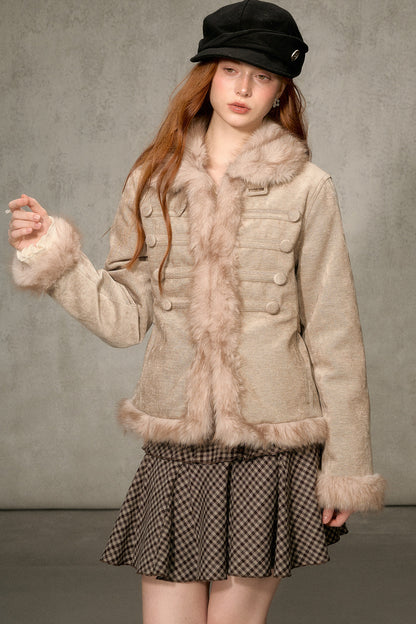 Napoleon Collar Down Jacket