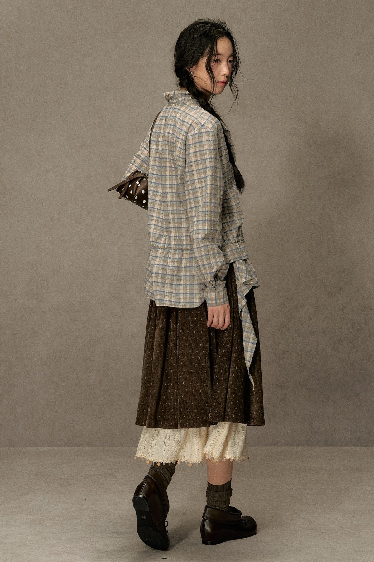 Plaid Long-Sleeve Shirt