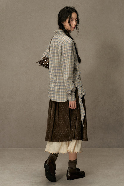 Plaid Long-Sleeve Shirt