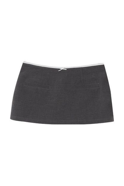 Tailored Mini Skirt