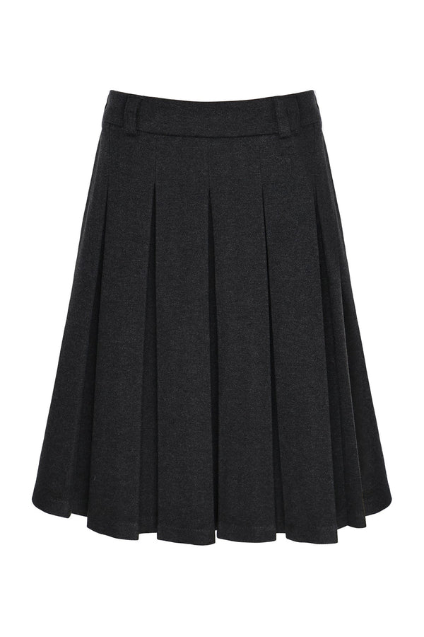 Lace Trim Knit Cardigan and Skirt Set-Up
