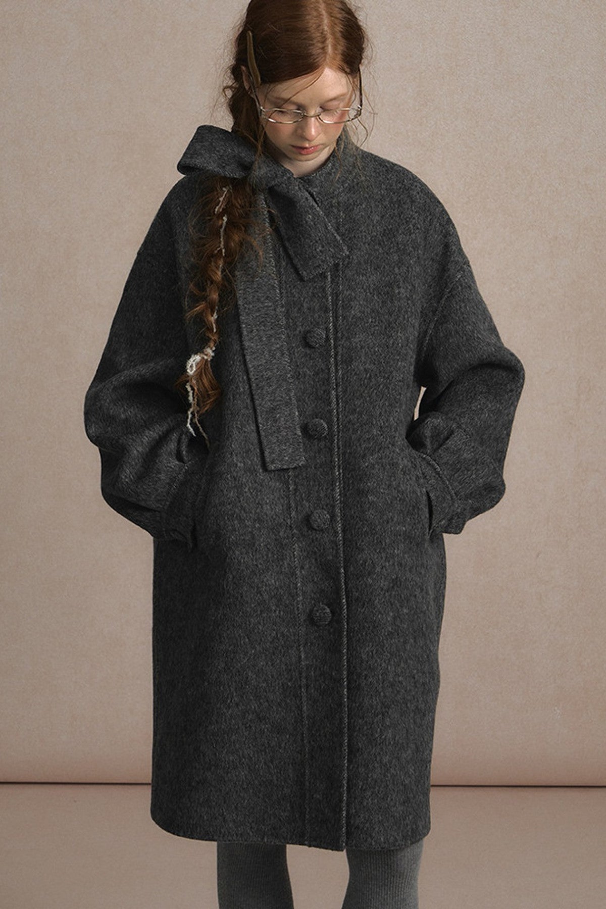 Long Double-Sided Wool Coat