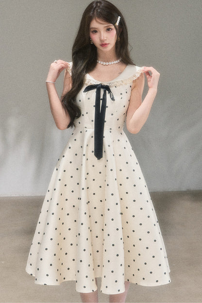 Hepburn Polka Dot Dress