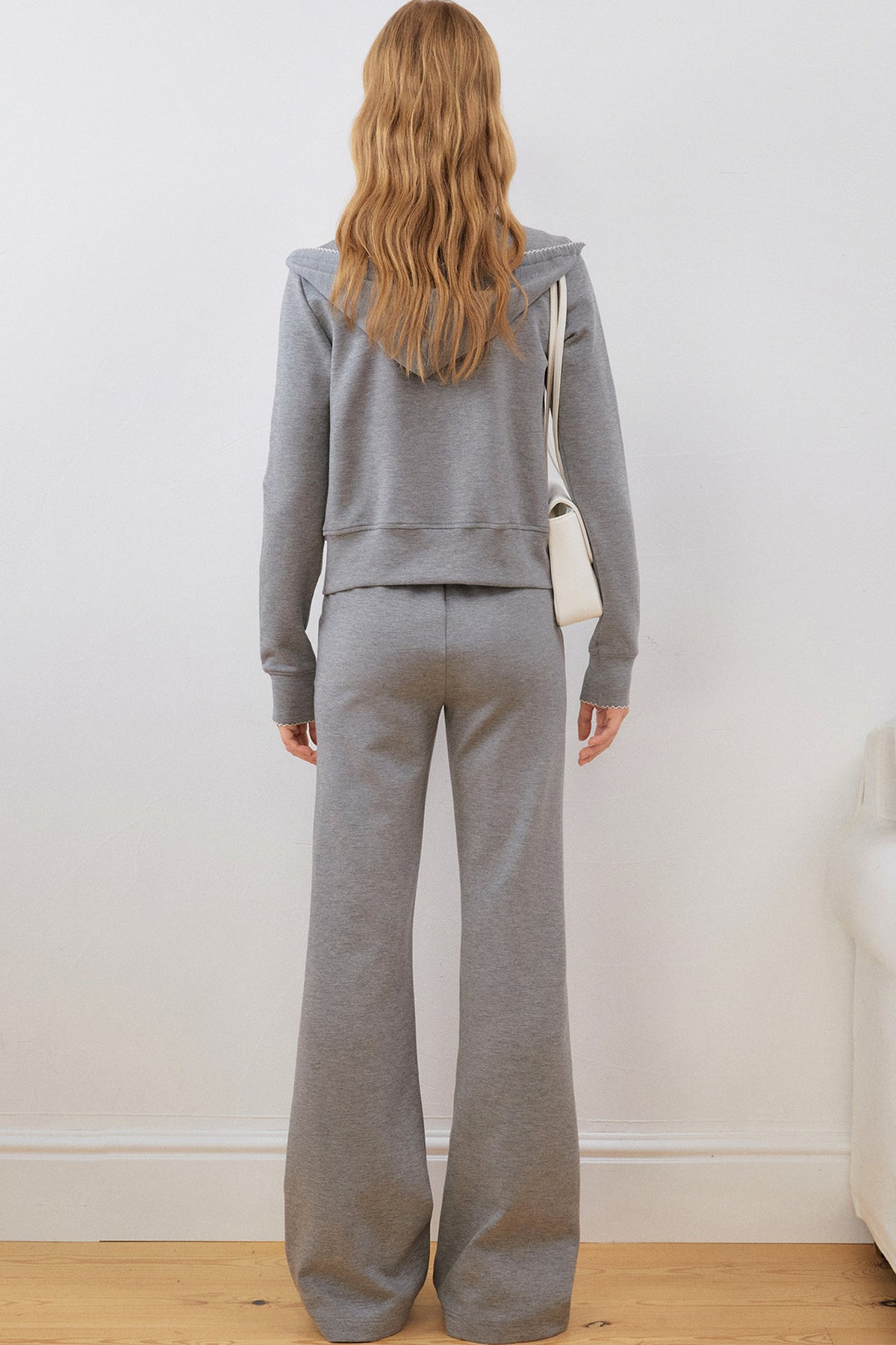 Air Layer Flared Hoodie and Sweatpants Set-Up